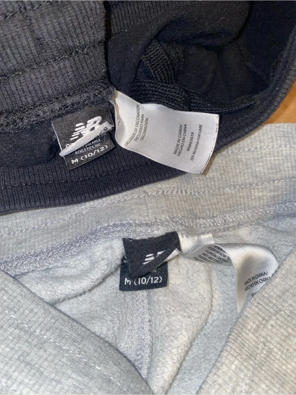 New Balance Kids Shorts - Light Gray & Black